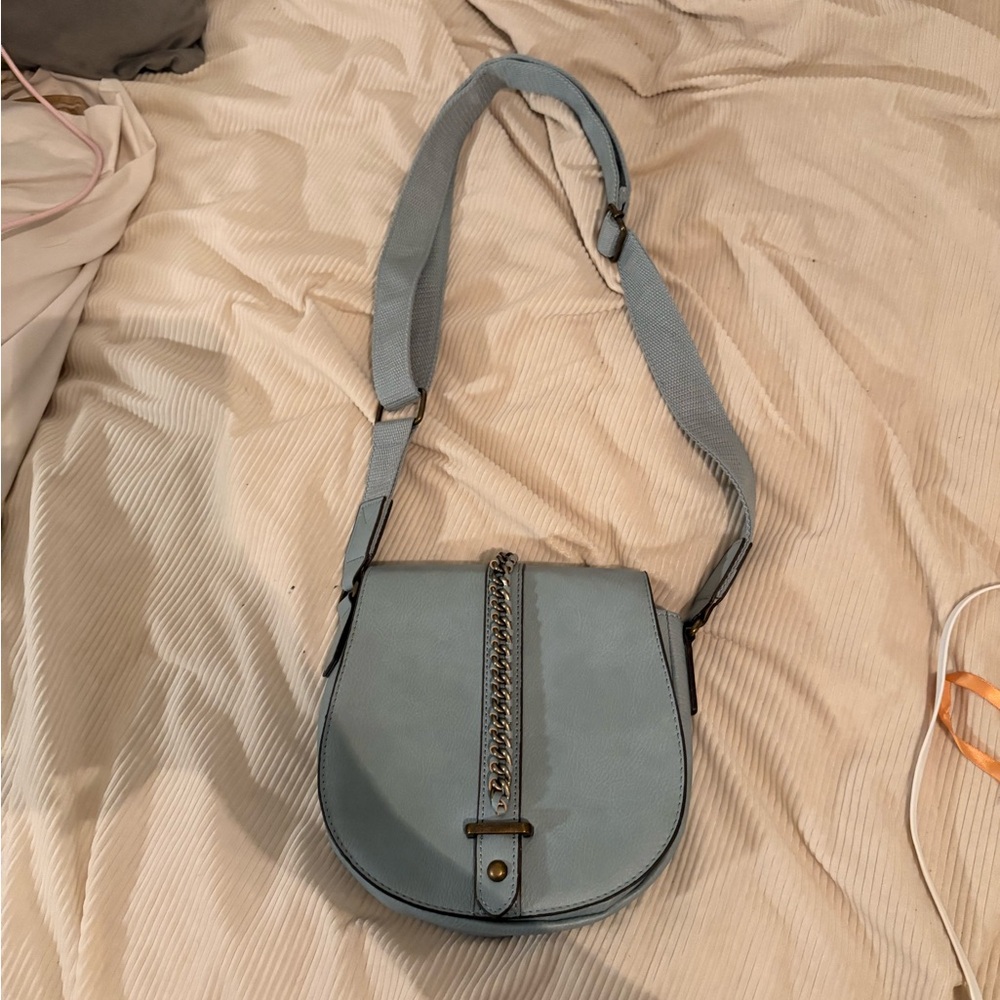 Time and Tru Light Blue Crossbody Bag